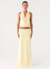 Ashi Maxi Skirt - Yellow