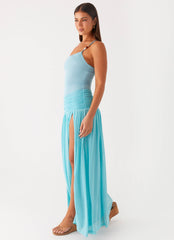 Aurelia Maxi Dress - Aqua