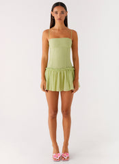 Bambini Mini Dress - Green