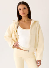 Elio Zip Hoodie - Baby Yellow