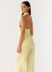 Emilee Cowl Top - Yellow