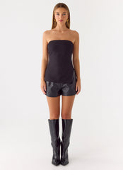 Midnight Glance Top - Black