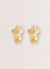 Lola Love Flower Earrings - Gold