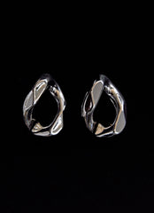 Fast Forward Earrings - Silver