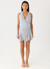 Mura Mini Dress - Misty Blue