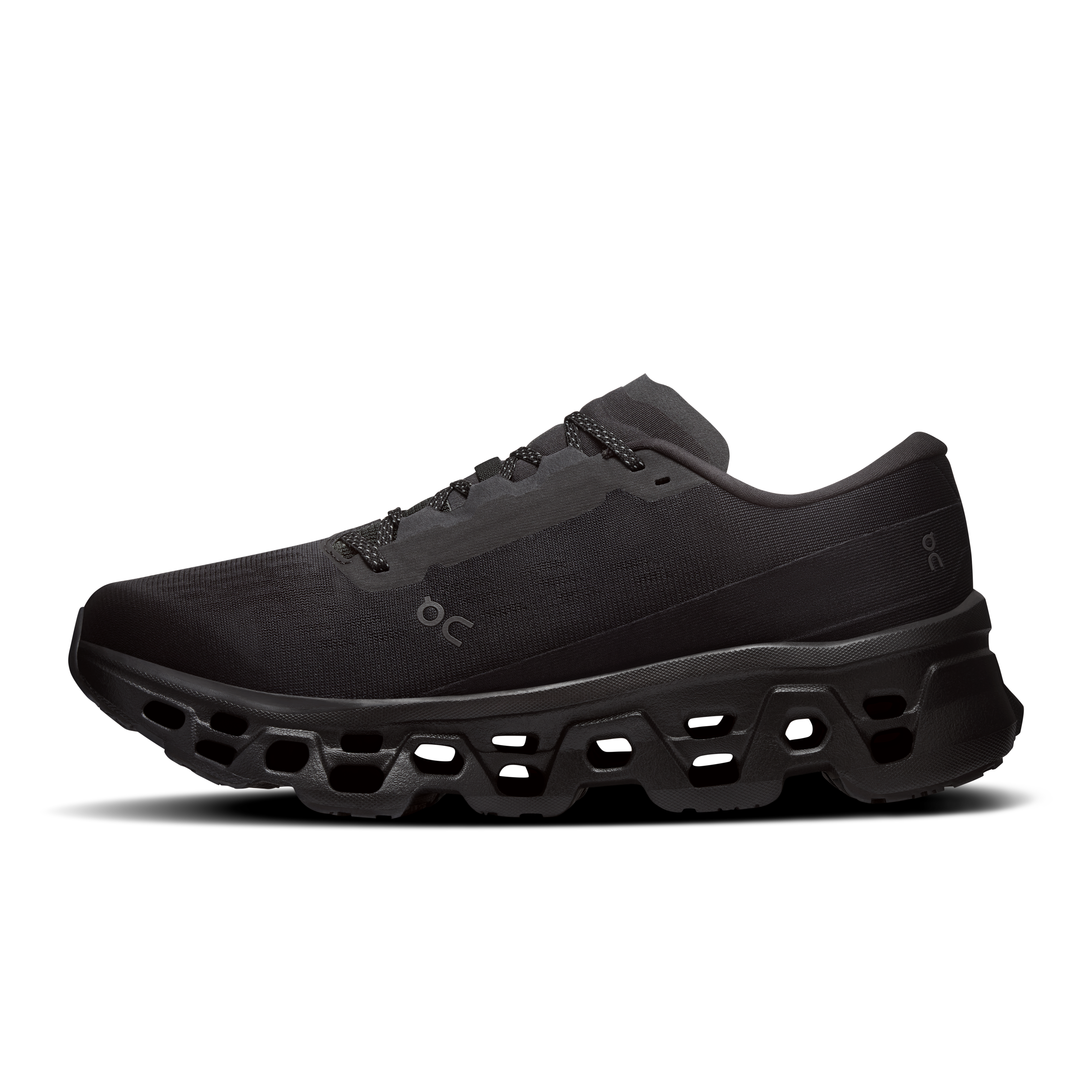 On Running Men's Cloudmonster 3 Wide Shoes - Black / Black
