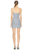 Strapless Diamante Mini Dress