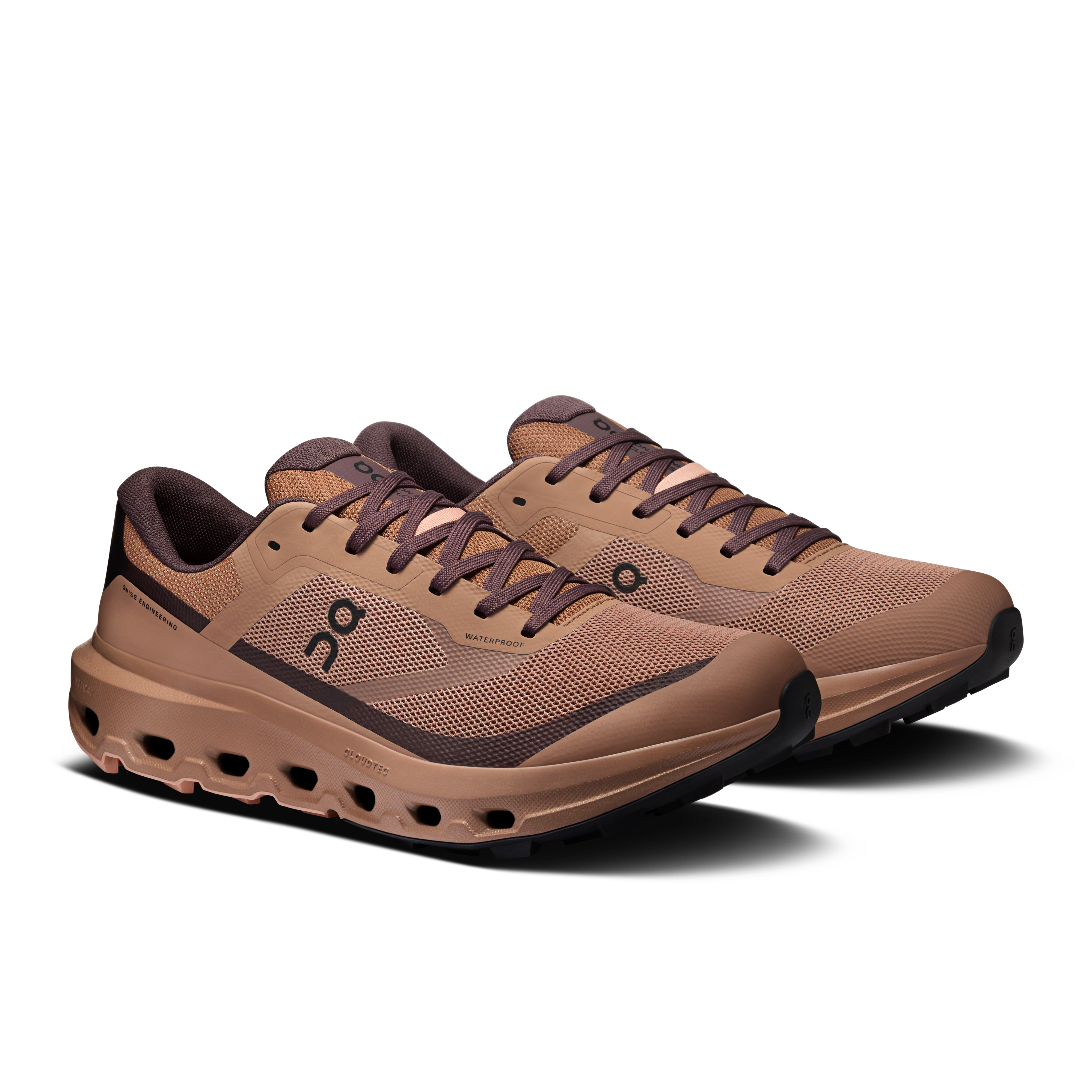 On Running Men's Cloudvista 3 Waterproof Shoes - Portobello / Mulberry