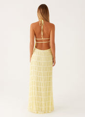 Aullie Maxi Dress - Yellow