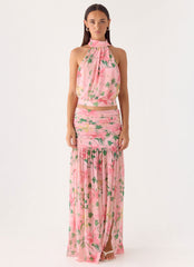 Cantrall Halter Top - Blooming Spring