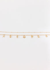 Ciao Charm Belly Chain - Gold