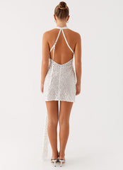 Cinta Sequin Mini Dress - Silver