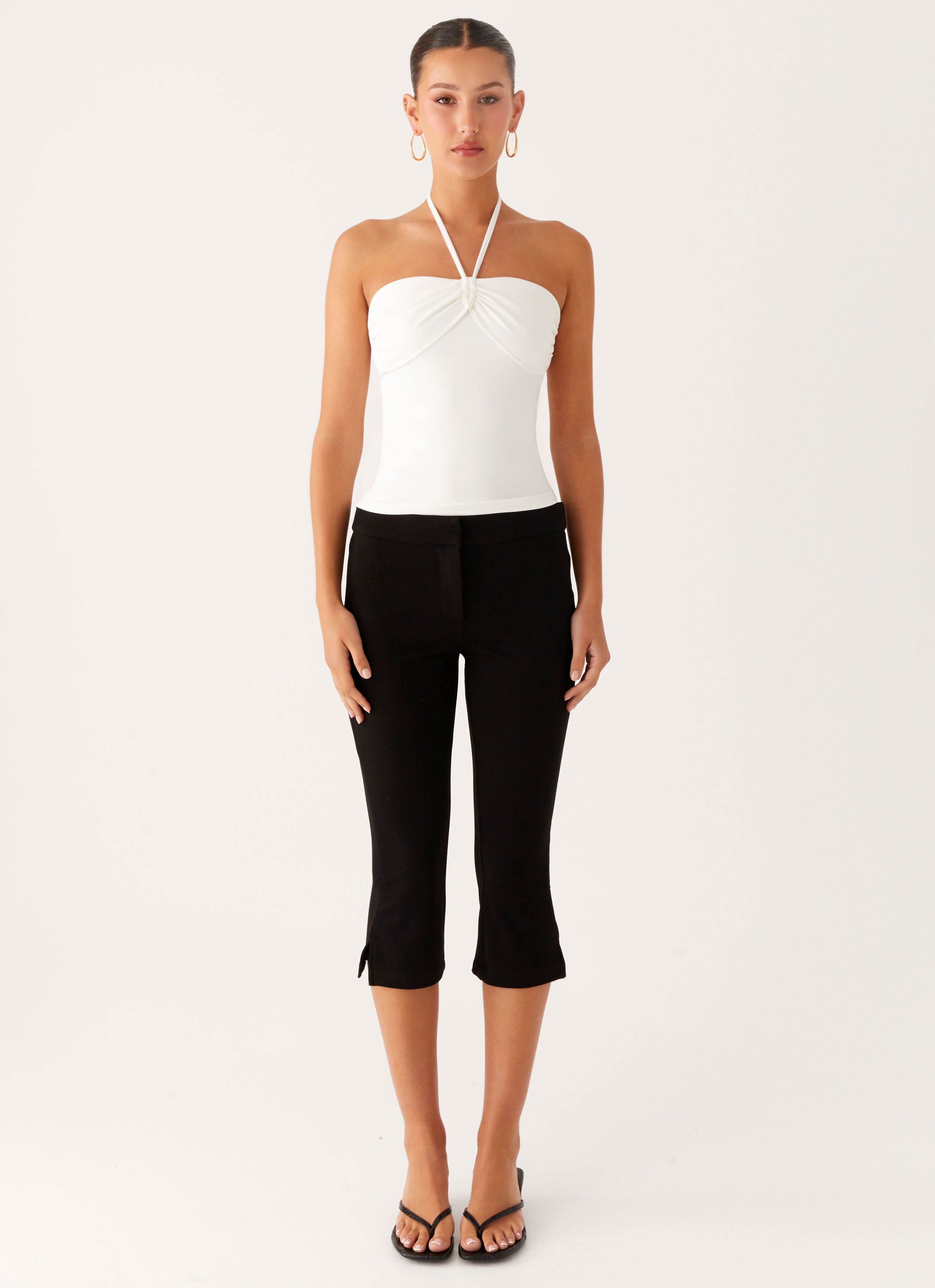 Good Thing Halter Top - White
