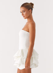 Marie Mini Dress - White
