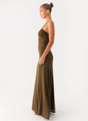 Starfall Maxi Dress - Khaki