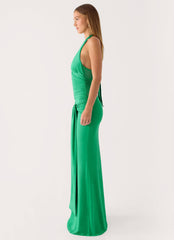 Tylan Halter Maxi Dress - Emerald Green