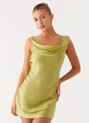 Tiegan Mini Dress - Lime