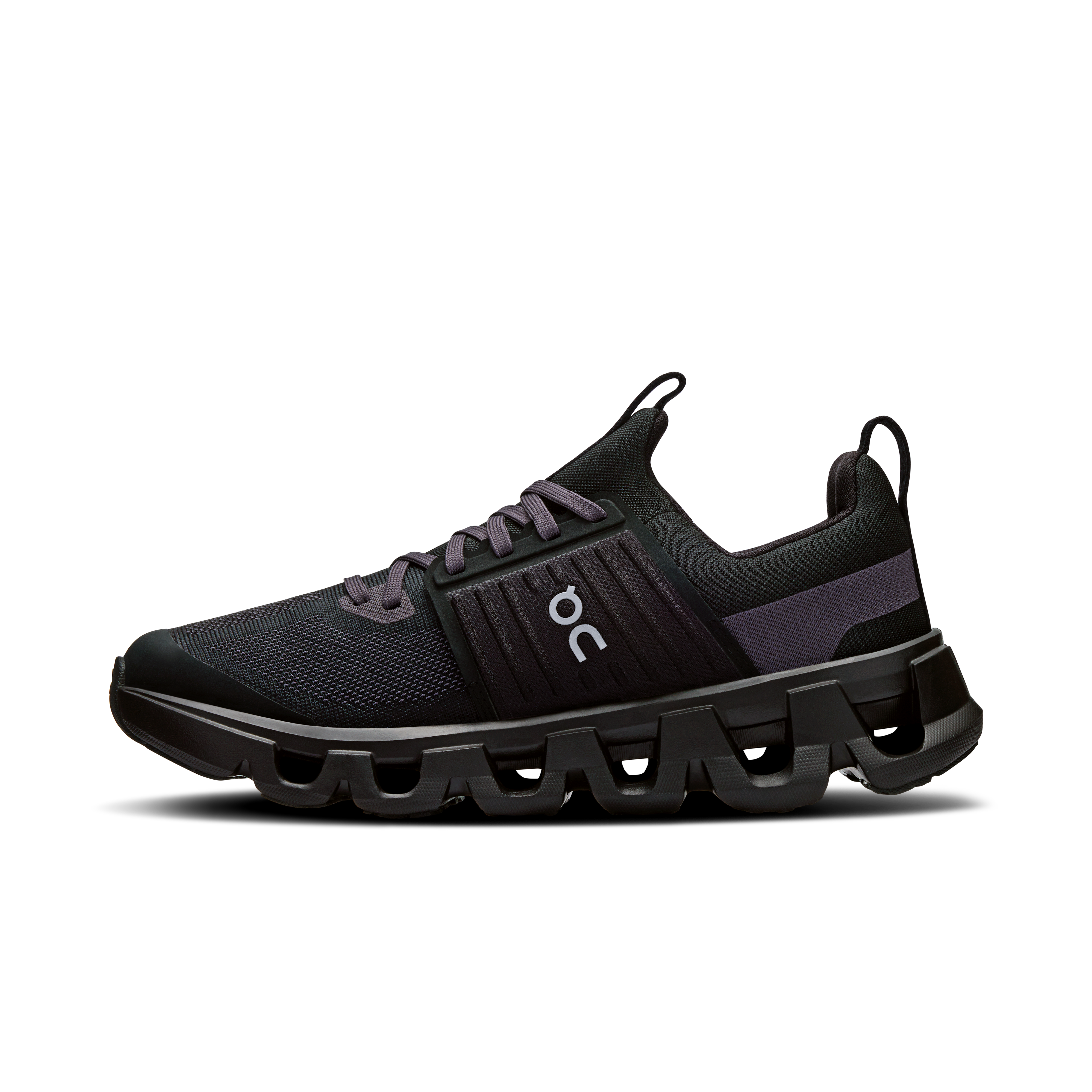On Running Kids' Cloudswift Youth Shoes - Black / Eclipse